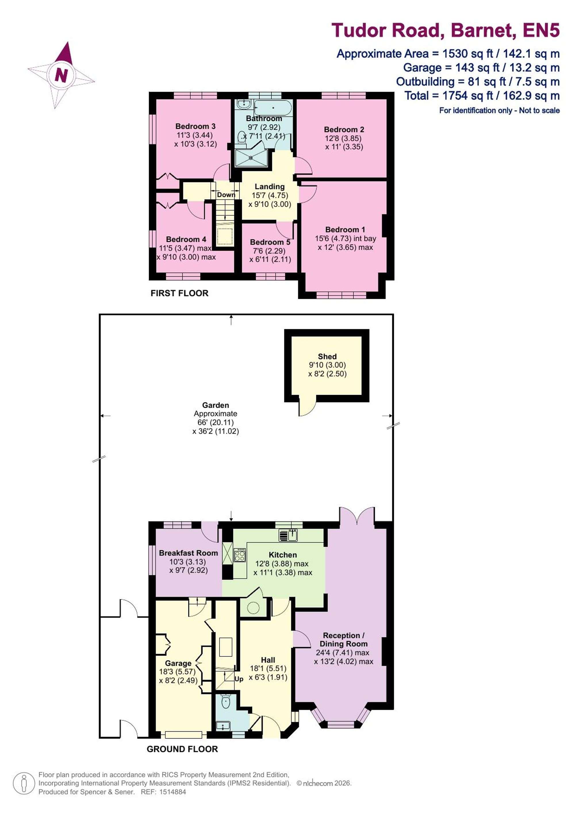10a Tudor Road, Barnet floorplan