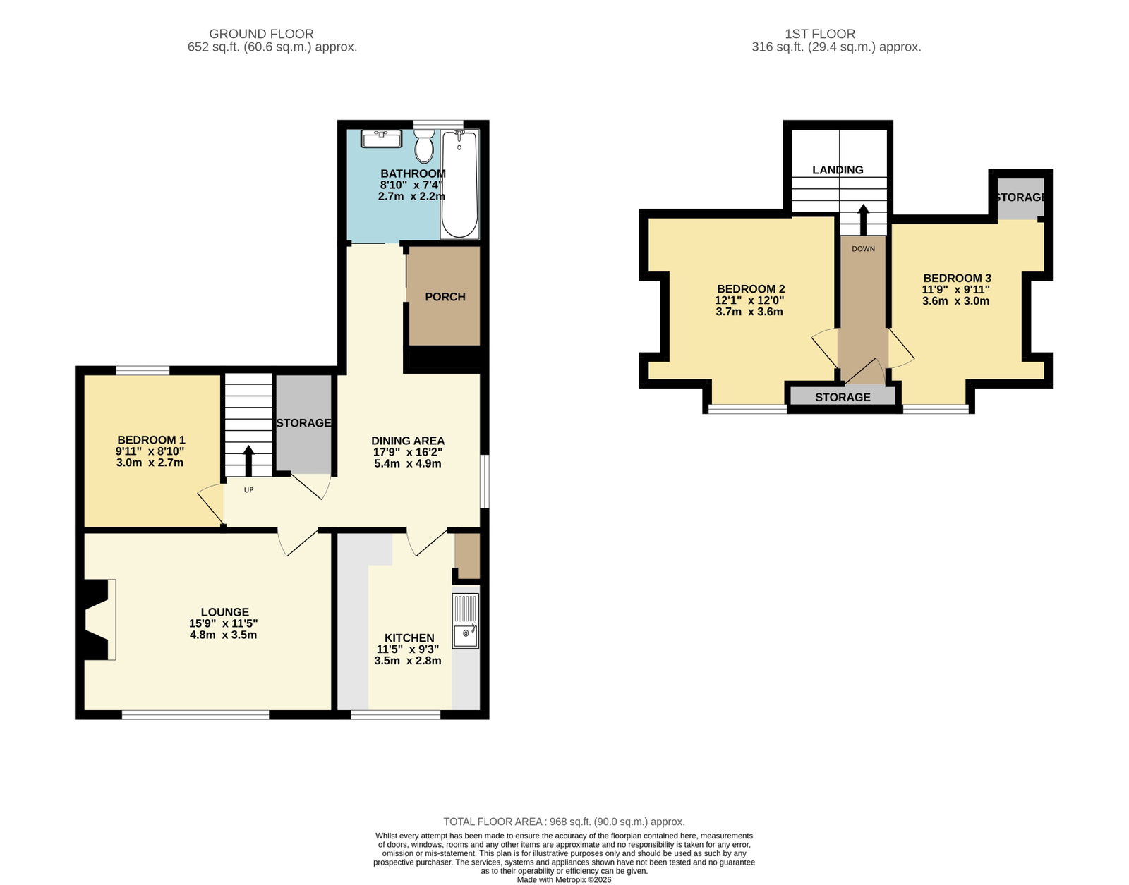 Grindwell Road, Shetland floorplan