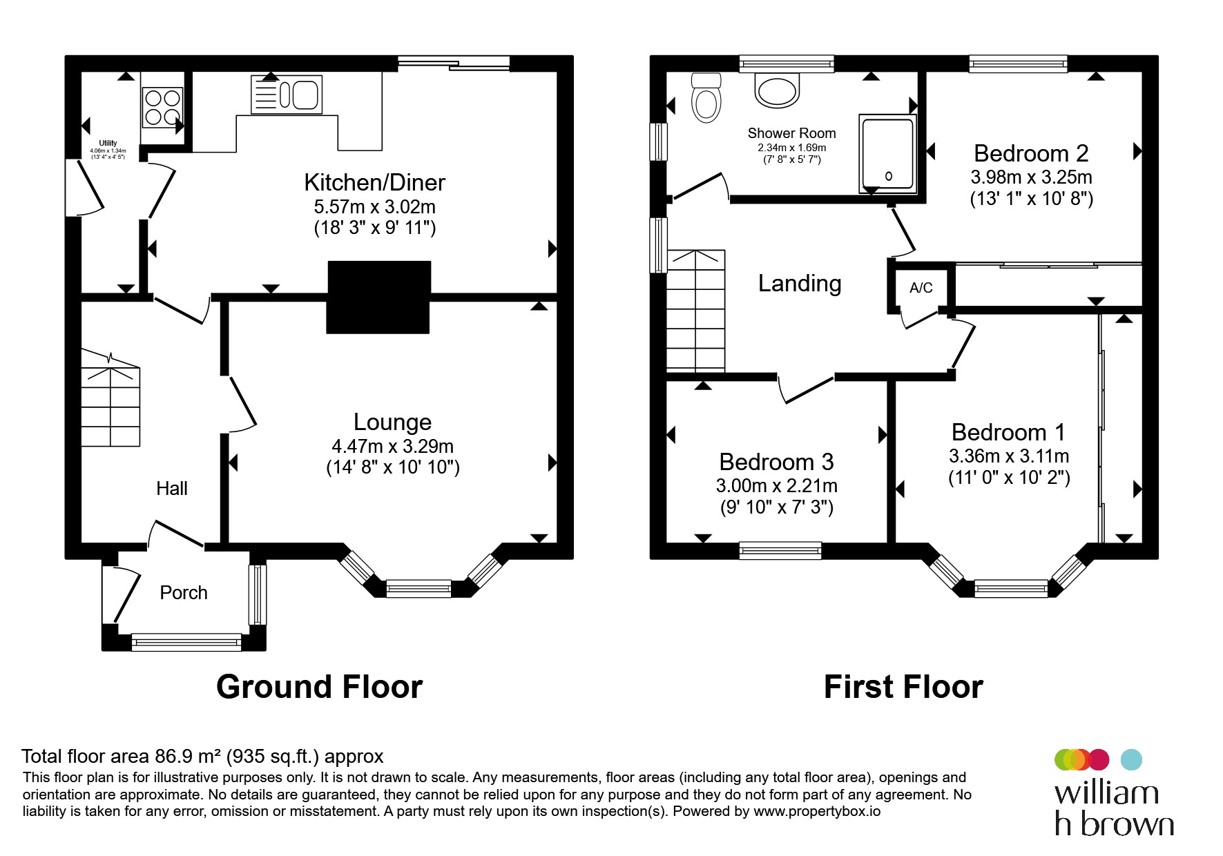 18, Cherry Tree Grove, Chesterfield floorplan