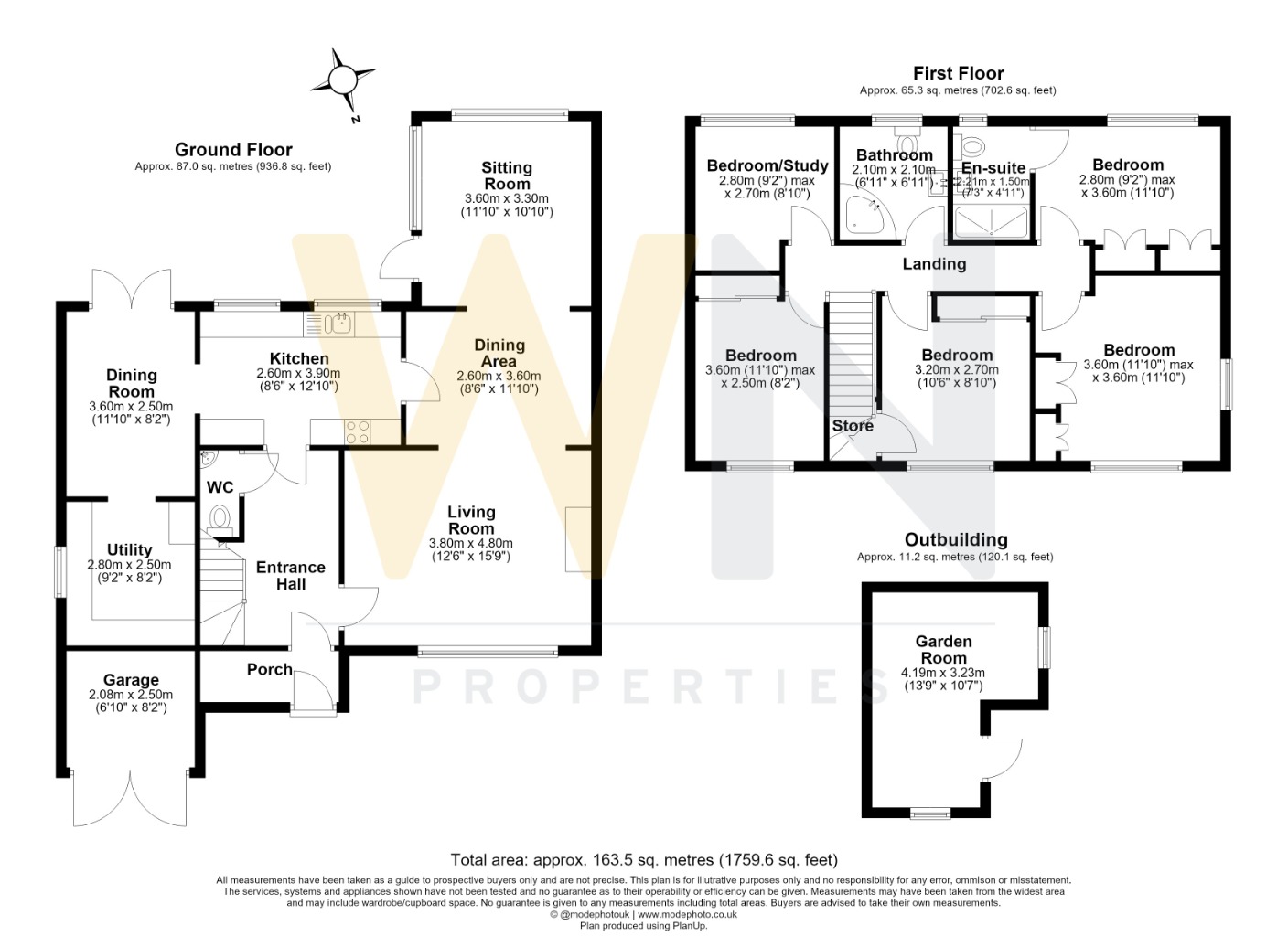 13, Clifton Way, Hutton floorplan
