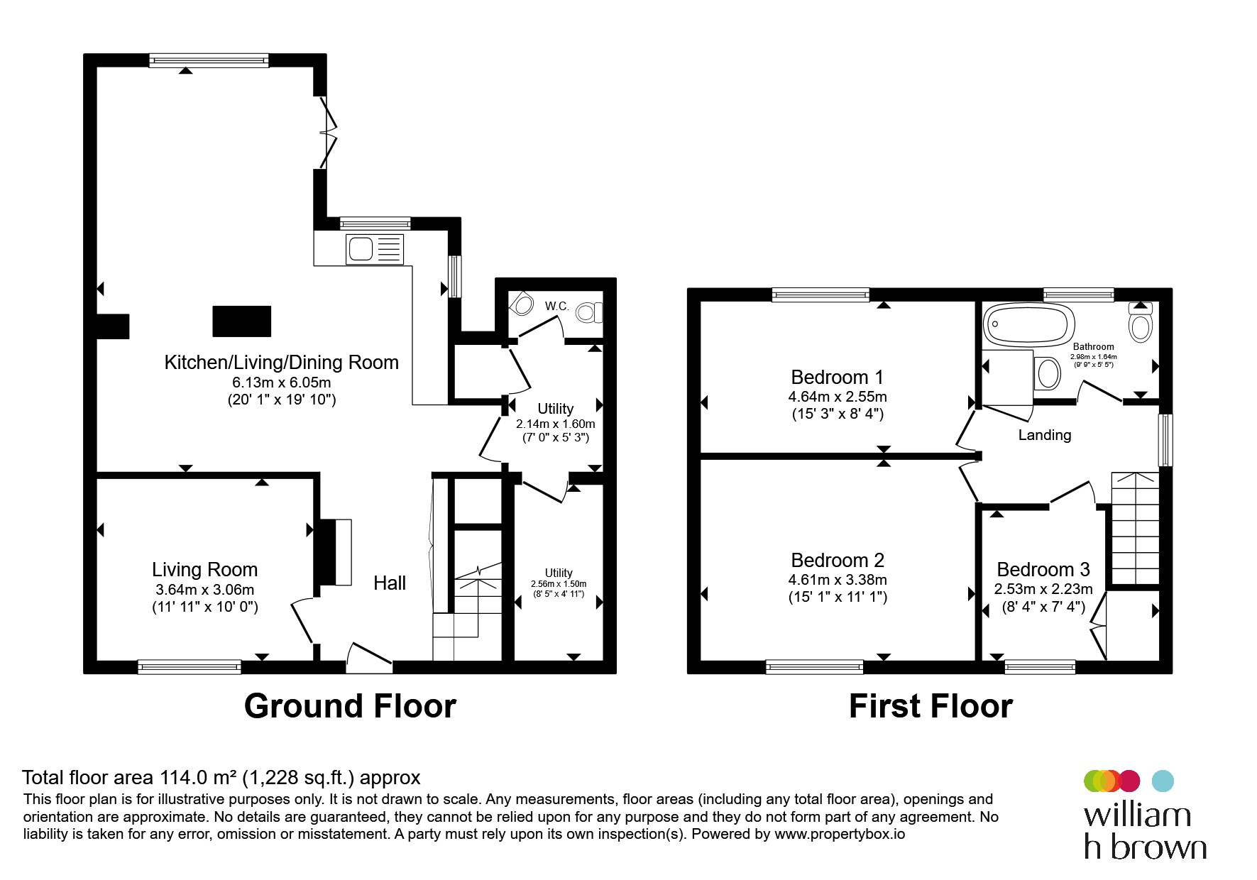 22, Queenswood Close, Leeds floorplan