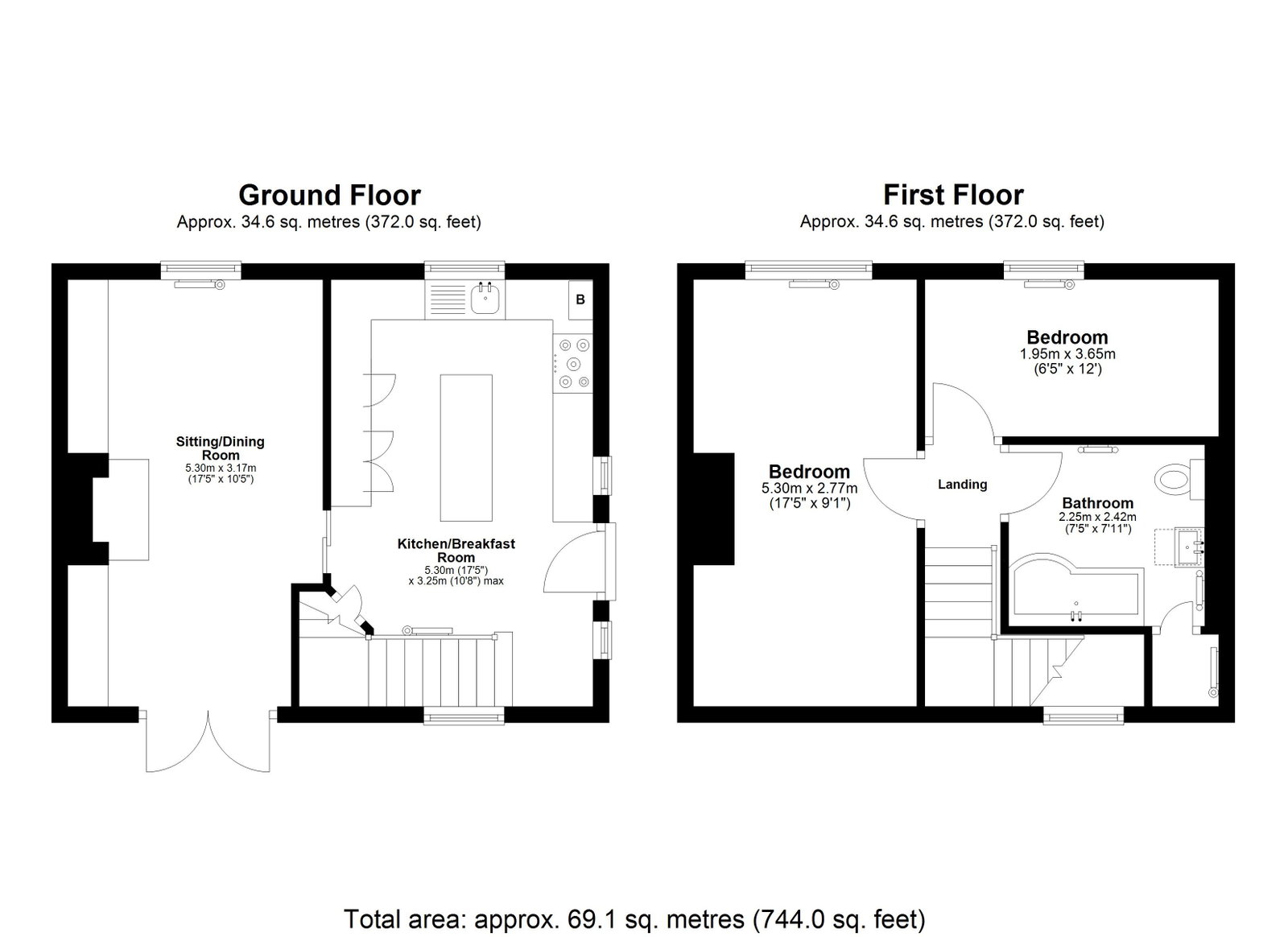 28, Coronation Road, Tetbury floorplan