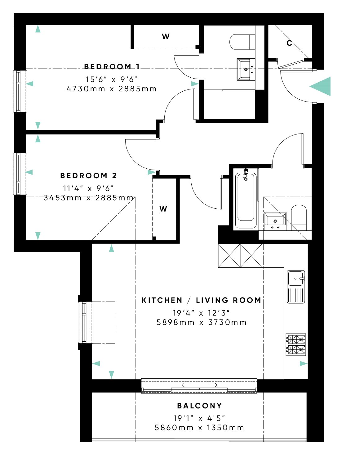 Furze Platt Road, Maidenhead, Berkshire SL6, 2 bedroom flat for sale 62011099 PrimeLocation