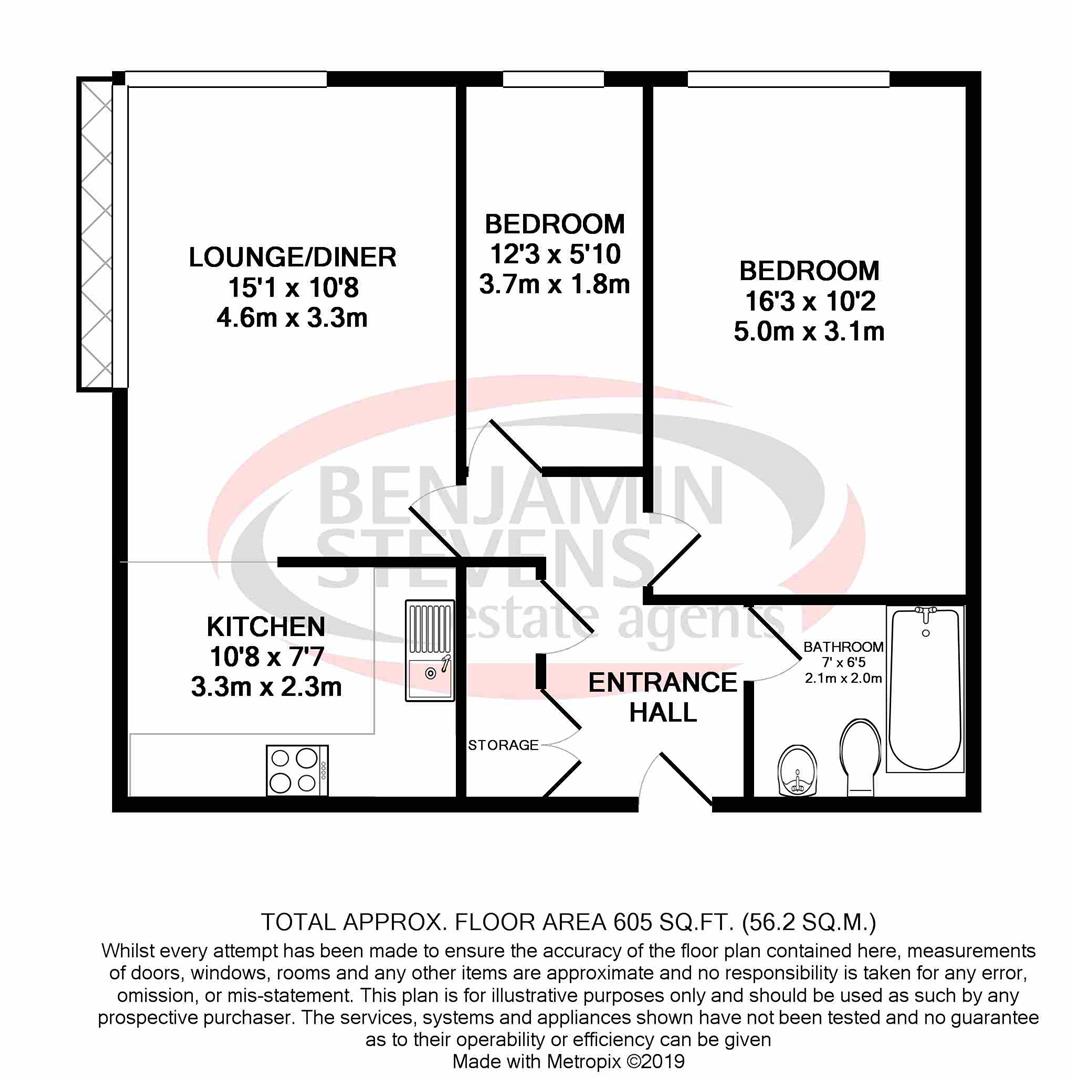 2 Bedrooms Flat to rent in Whippendell Road, Watford WD18
