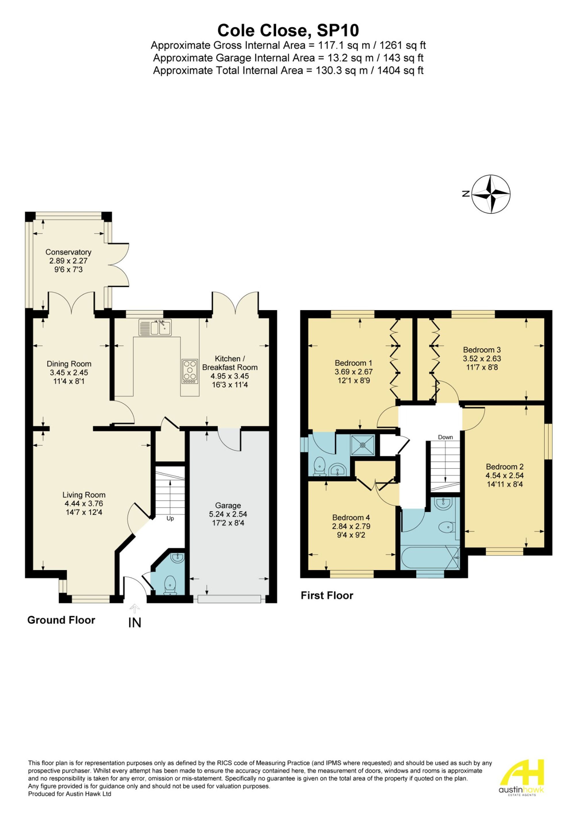 15 Cole Close, Andover floorplan