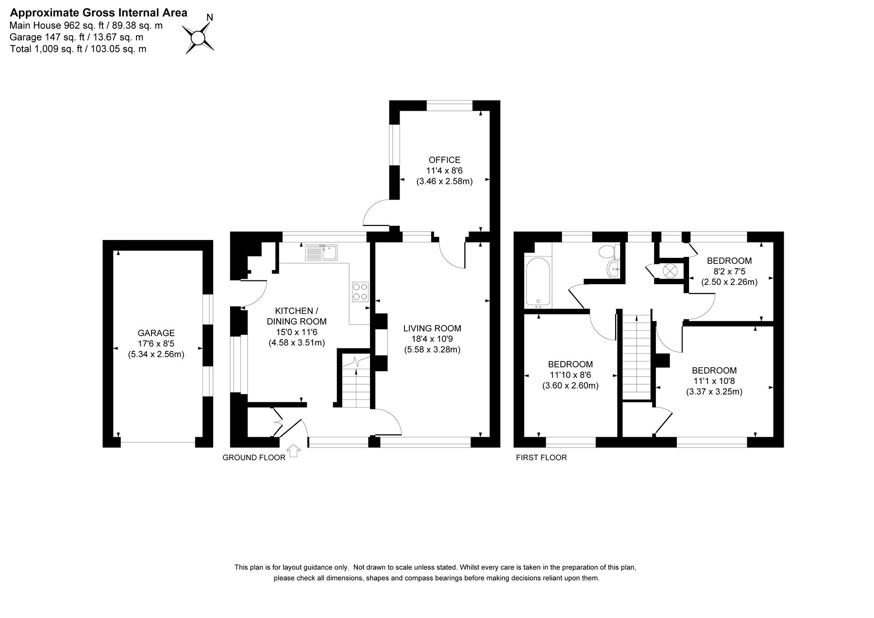 19, Heath Drive, Woking floorplan