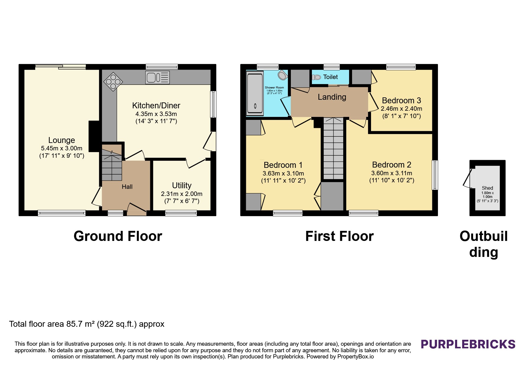 14, Kennedy Walk, Newark floorplan