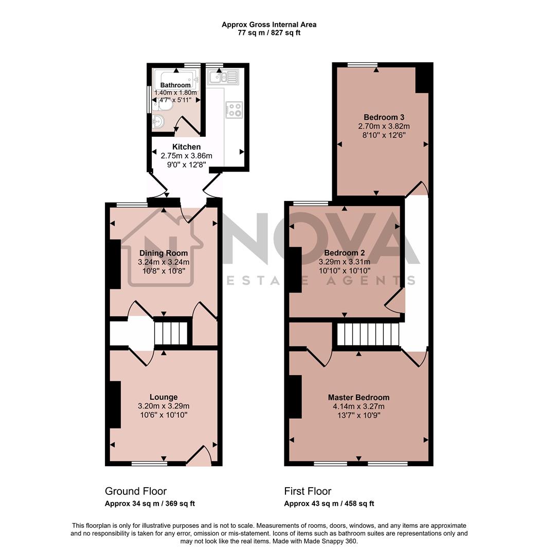 17, Baker Street, Luton floorplan