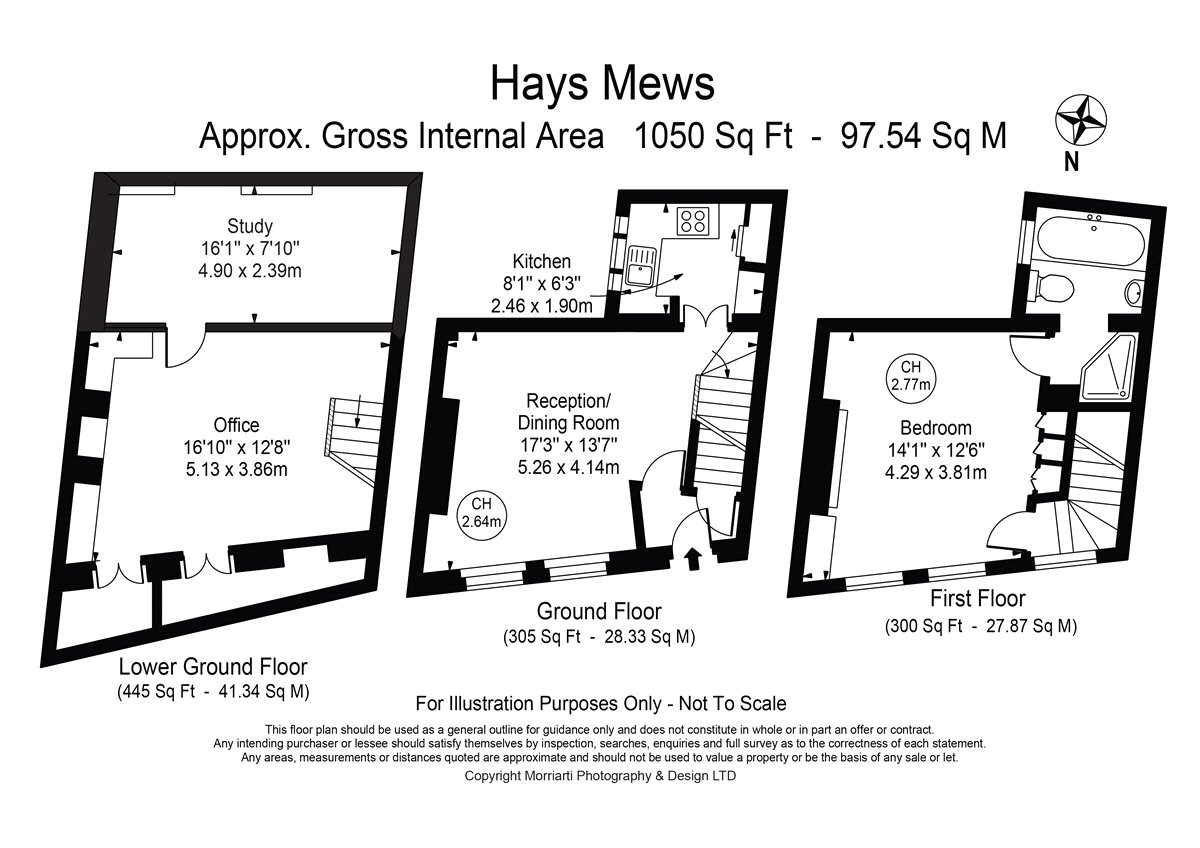 25, Hays Mews, London floorplan