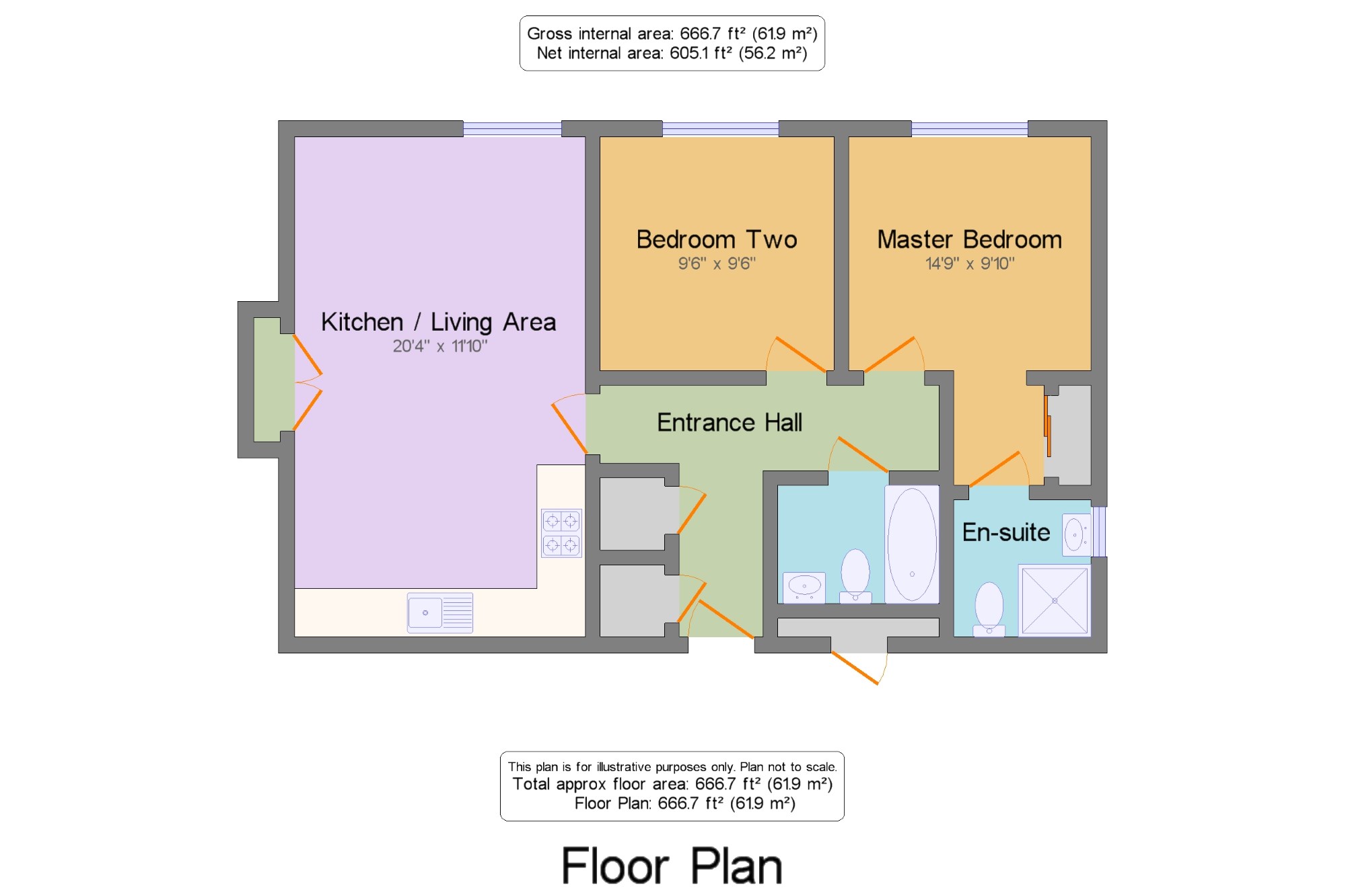 2 Bedrooms Flat for sale in Linton Close, Eaton Socon, St. Neots, Cambridgeshire PE19