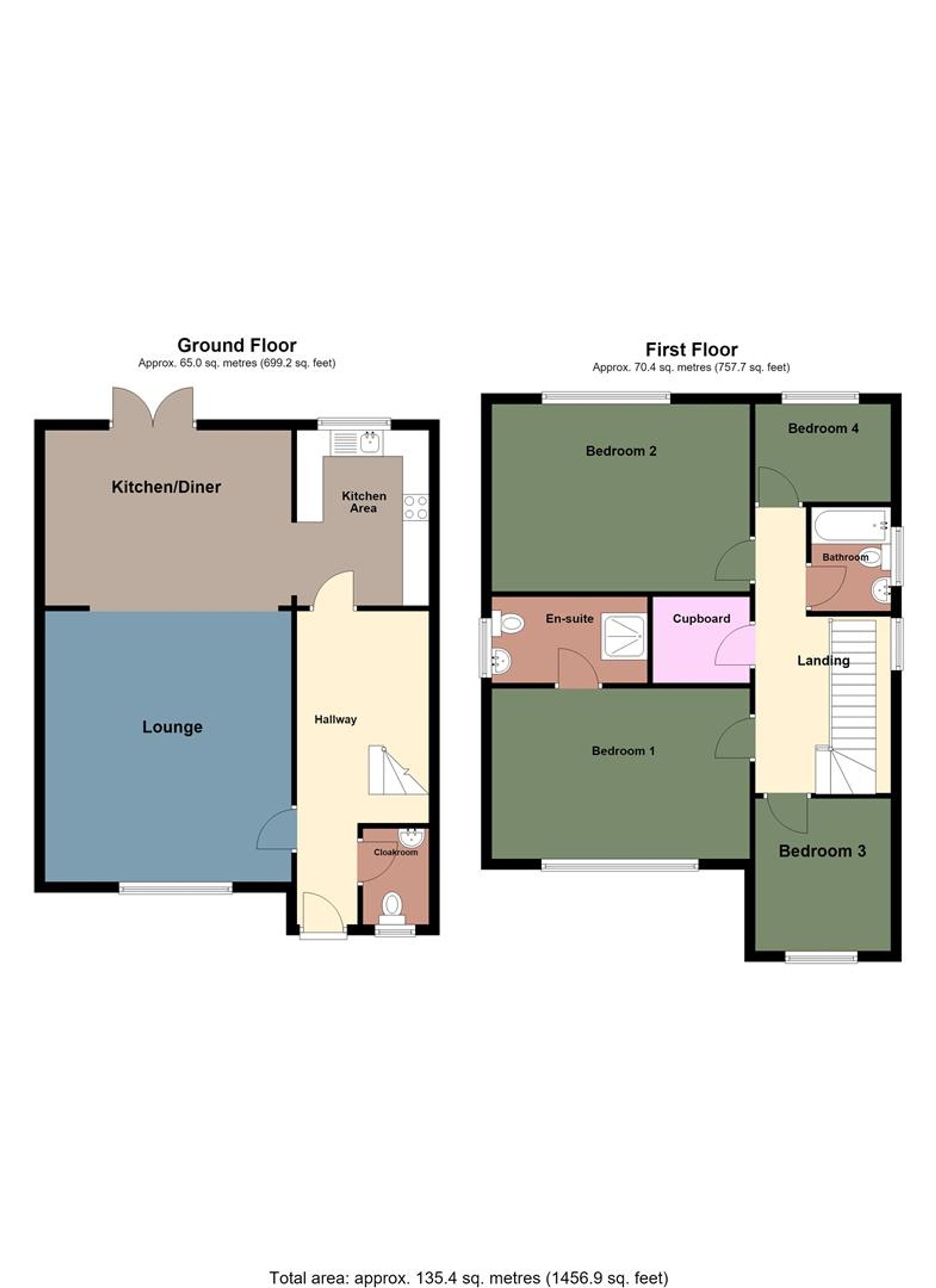 176, Cae Morfa, Neath floorplan