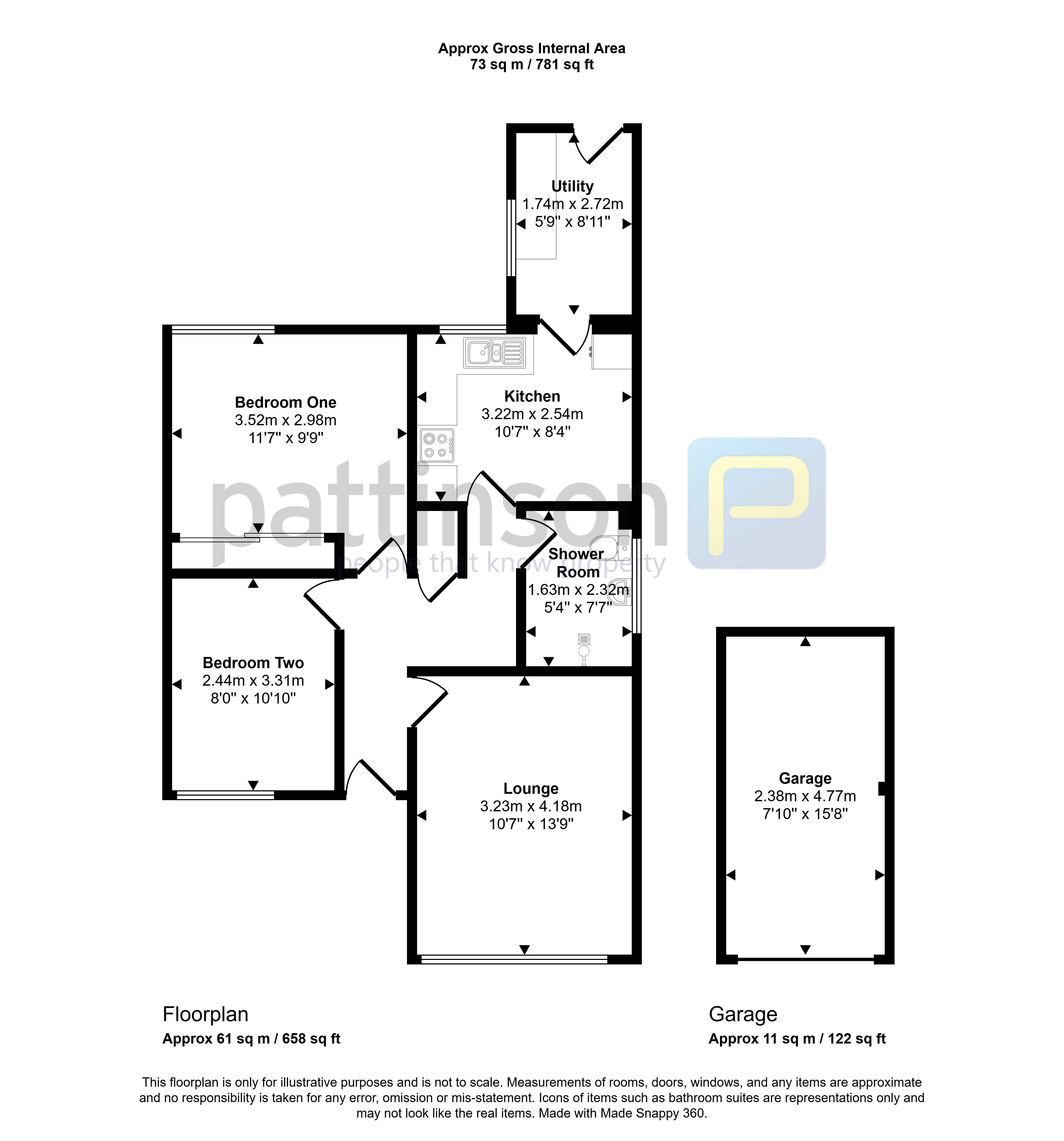 4, Fir Grove, Morpeth floorplan