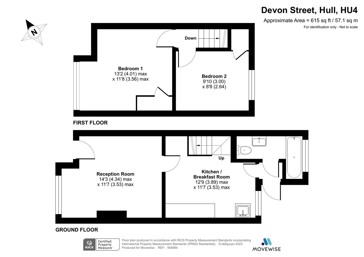 Devon Street, Hull HU4, 2 bedroom terraced house for sale 64395480
