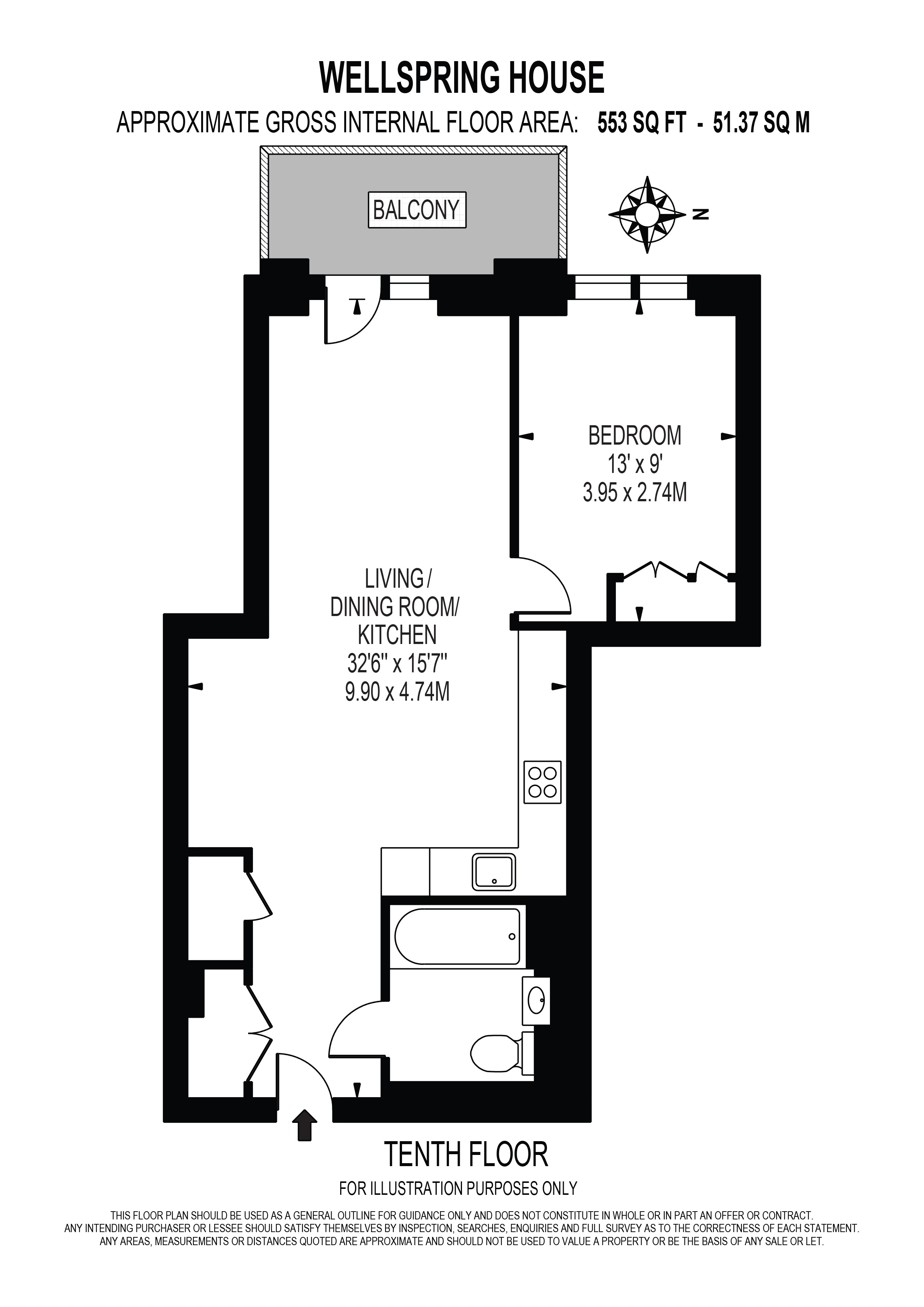 Apartment 1004 Wellspring House 11, Seagull Lane, London floorplan