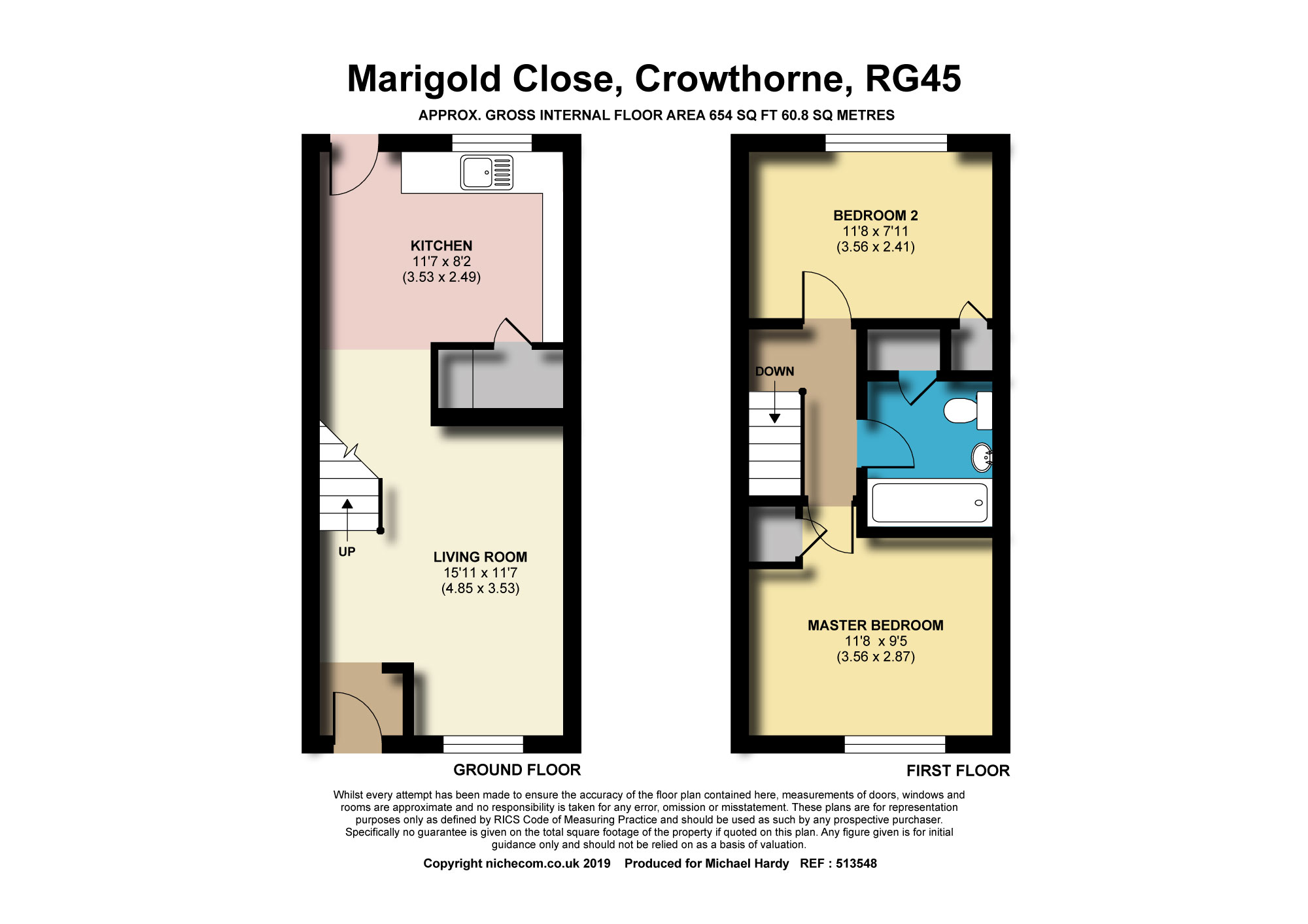 34 Marigold Close, Crowthorne floorplan
