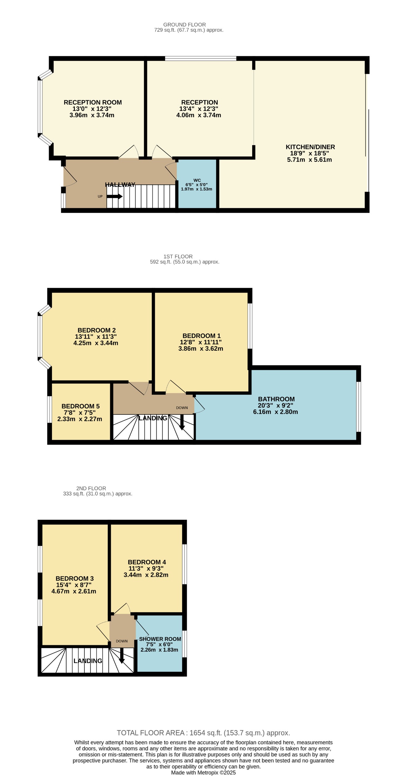 93, Tyn y Parc Road, Cardiff floorplan