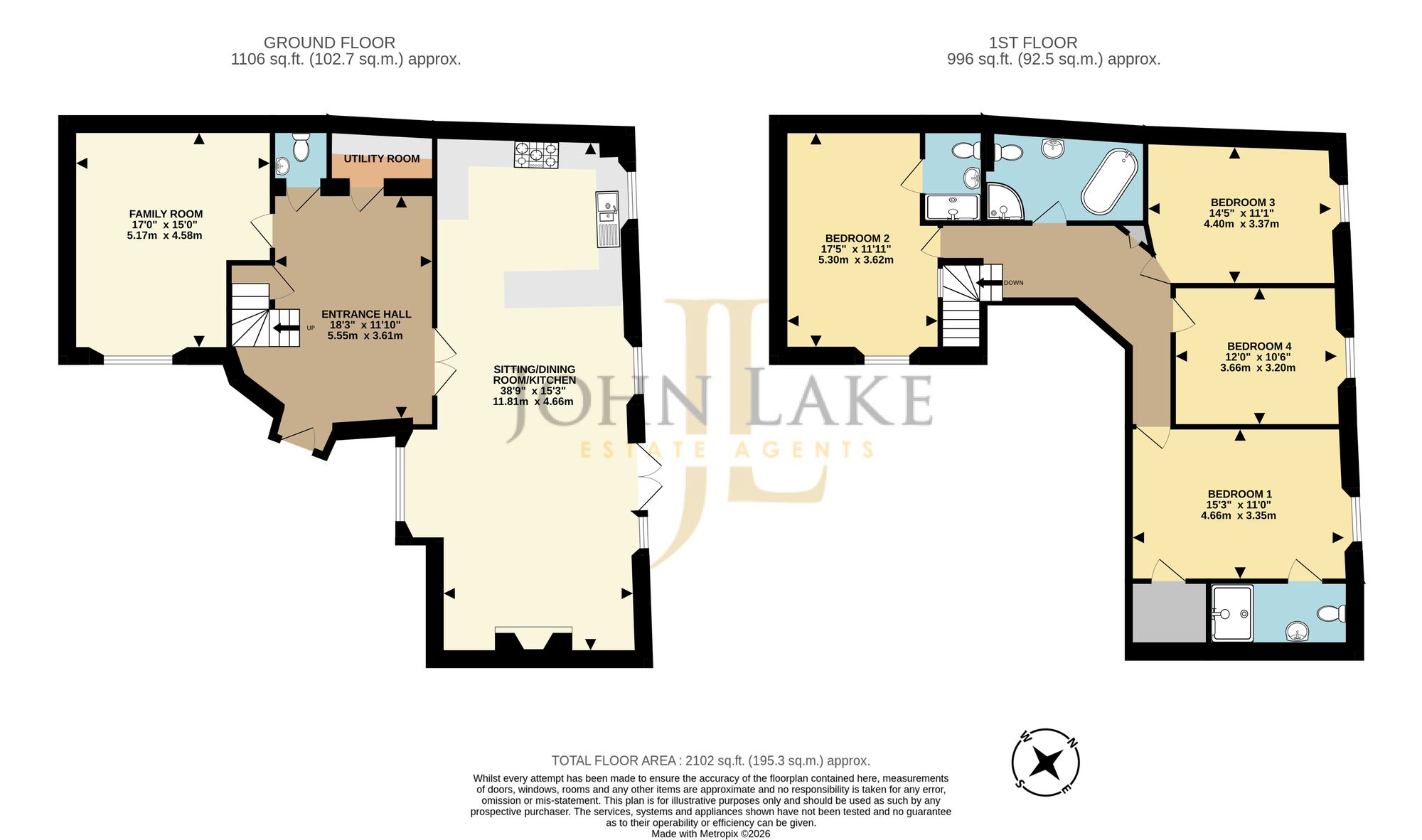 The Cider House, Torquay floorplan