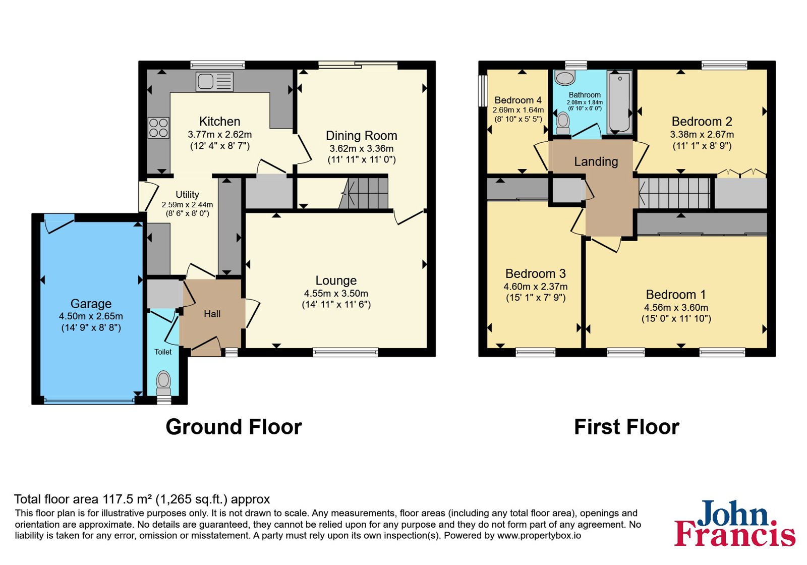 4, Glanymor Park Drive, Loughor floorplan
