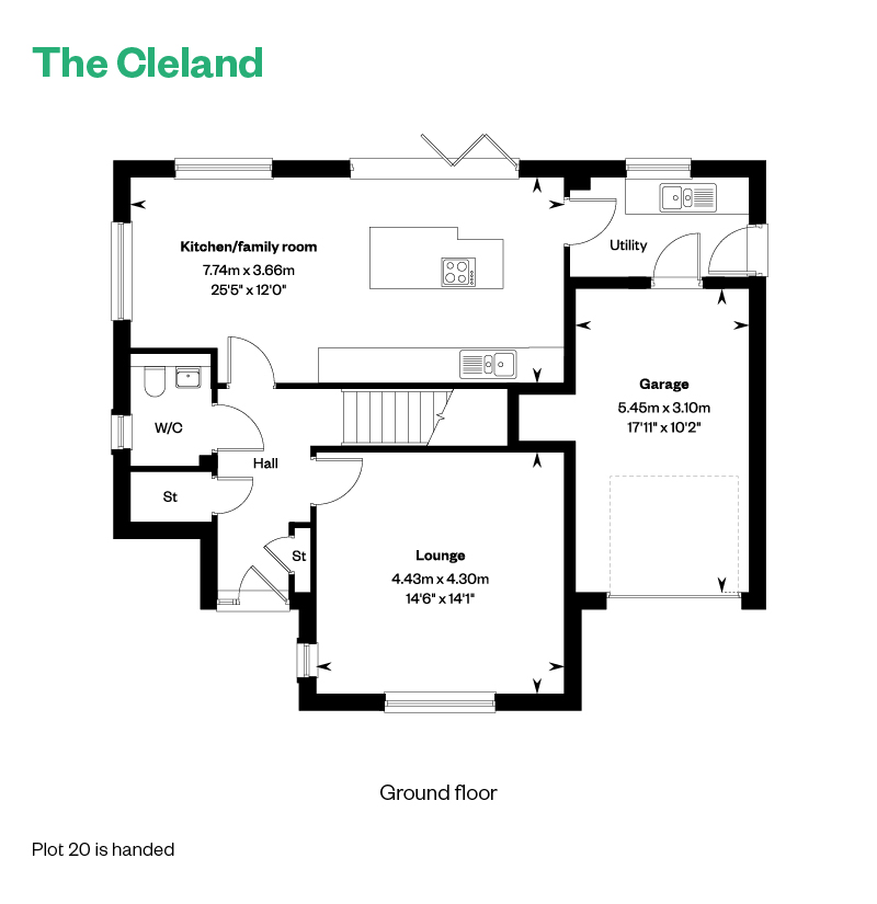 171, Off Market Road, Kirkintilloch, G66 3Ez floorplan