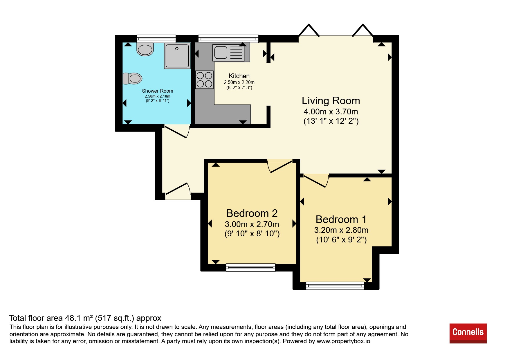 Flat A, 1a, Cobb Green, WATFORD floorplan