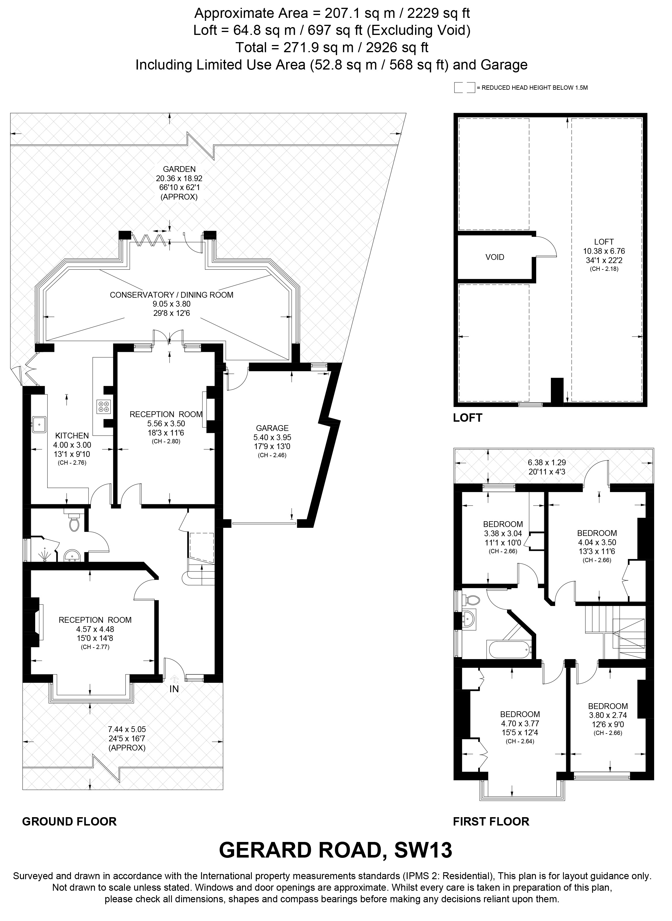 30, Gerard Road, London floorplan