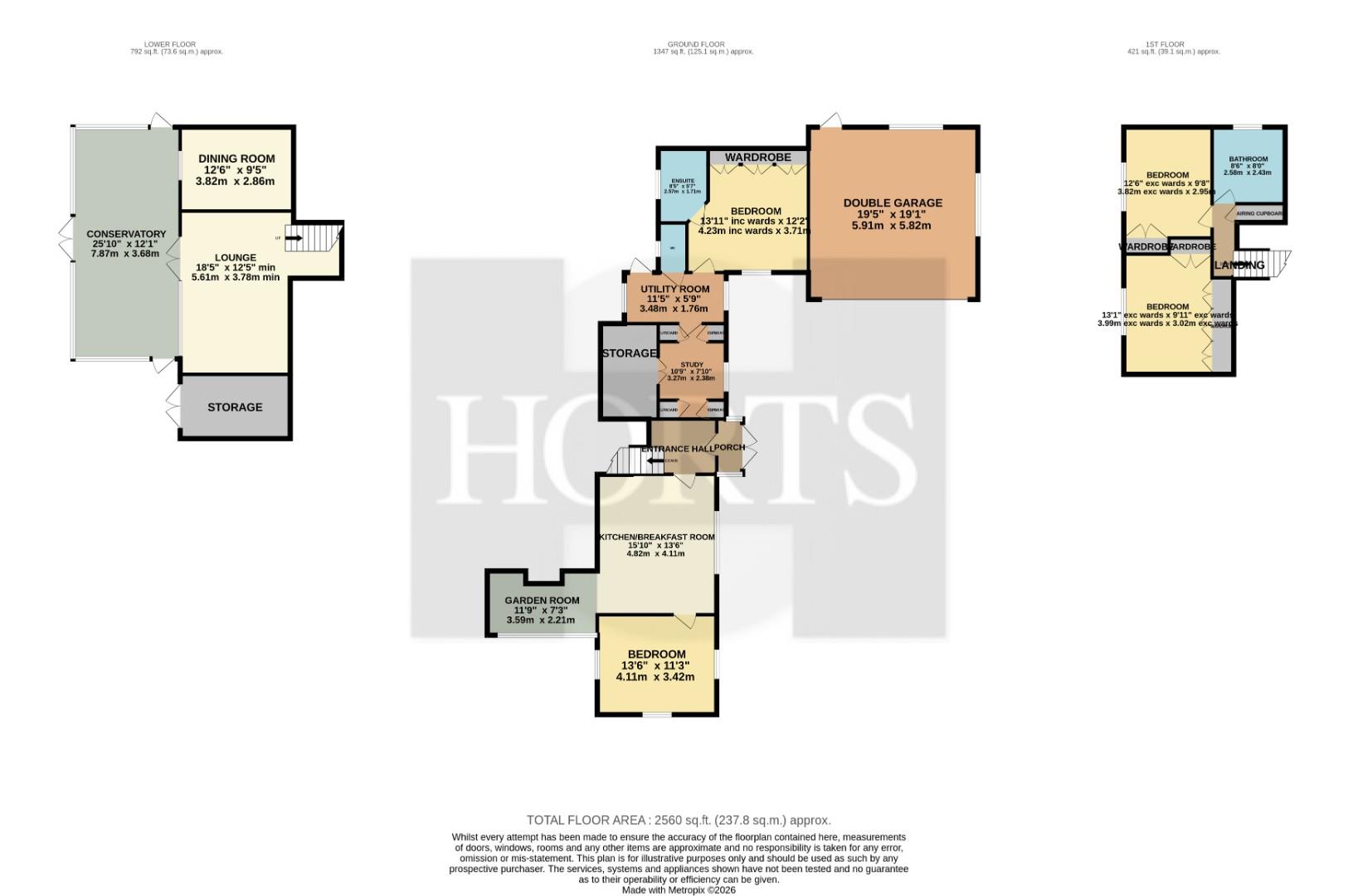 Yew Tree Cottage, Brixworth Hall Park, Northampton floorplan