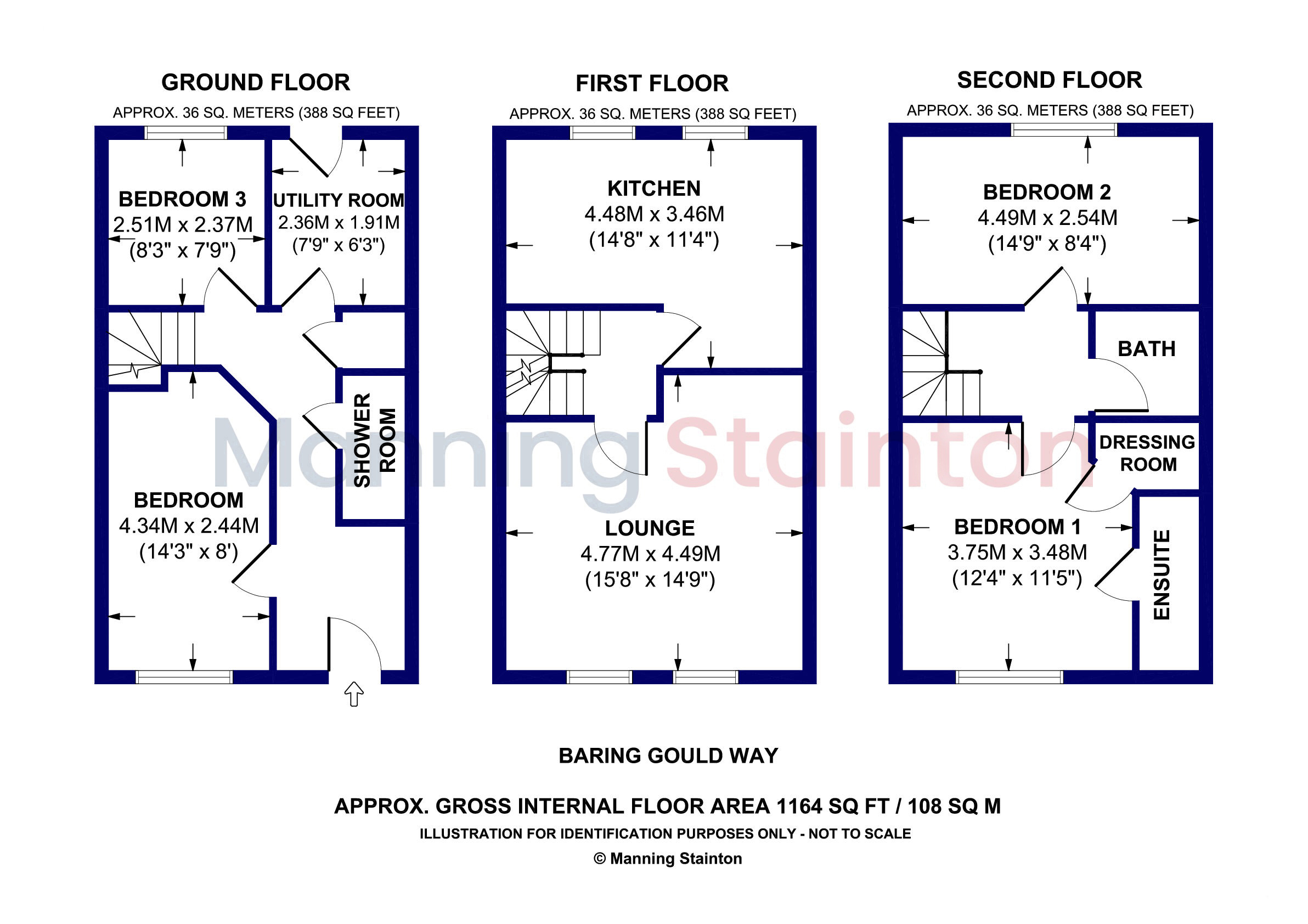 9, Baring Gould Way, Wakefield floorplan