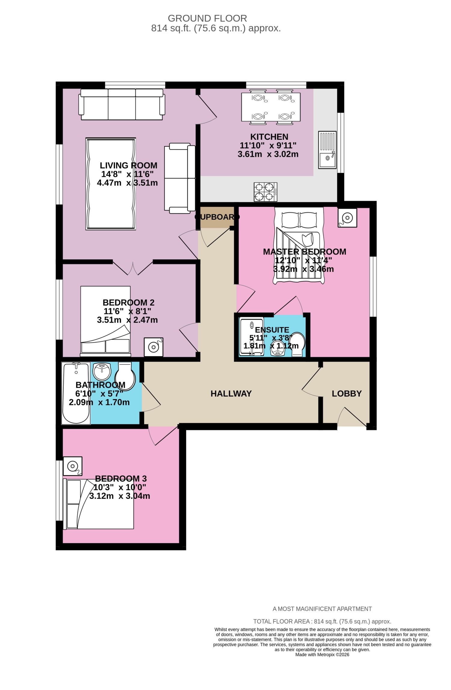53, The Ladle, Middlesbrough floorplan