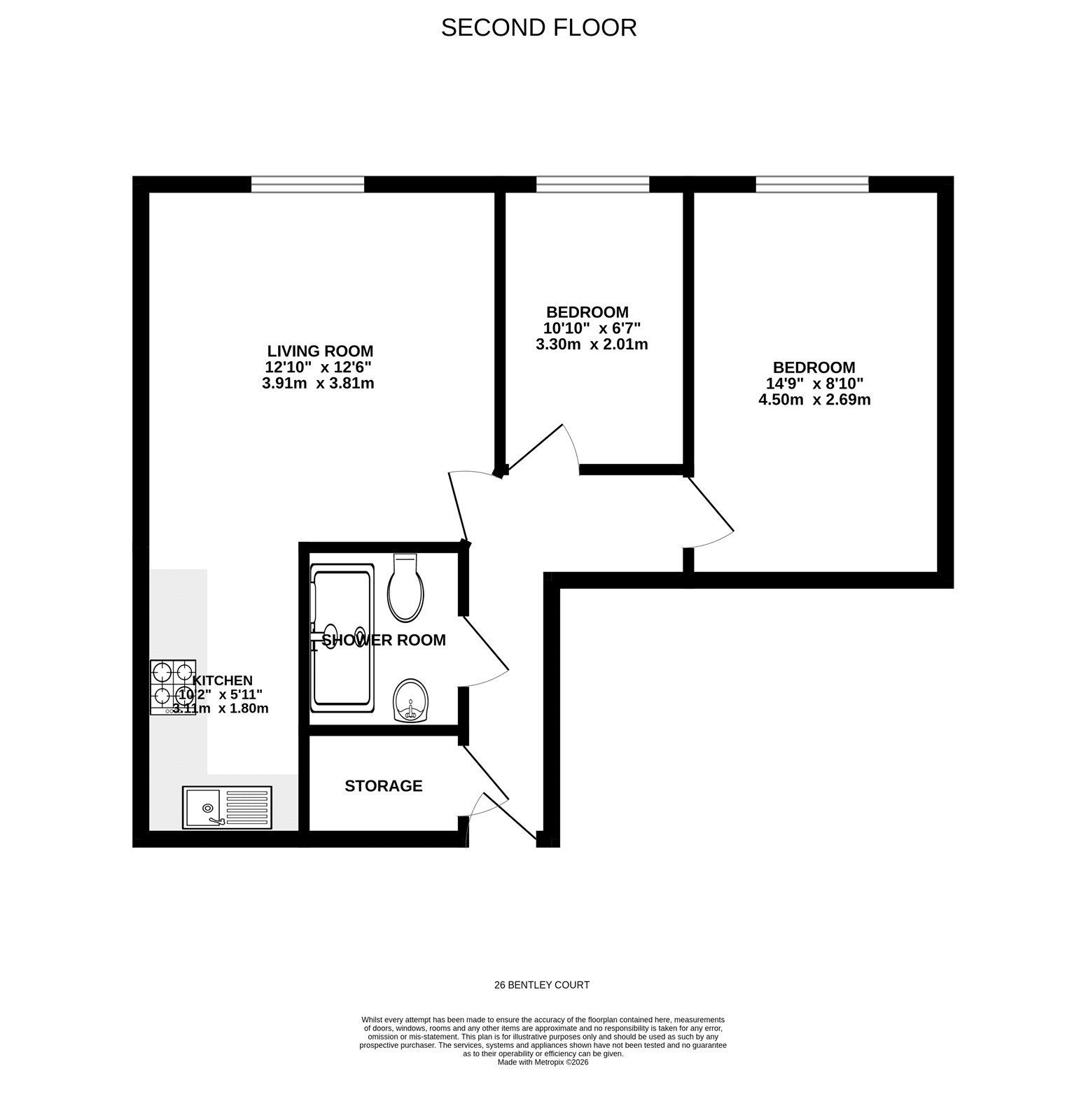 Bentley Court, Camberley floorplan