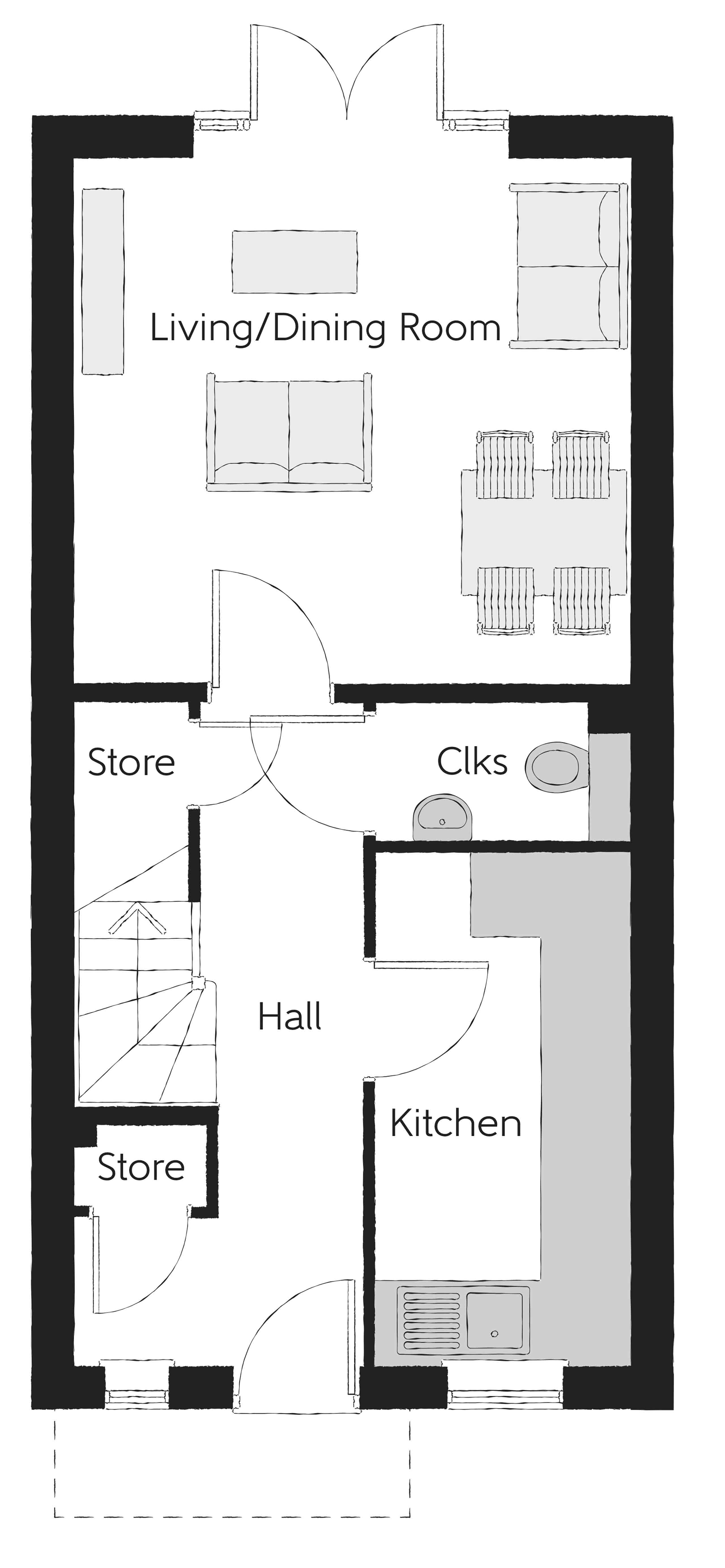 340, Mill Road, Sharnbrook floorplan