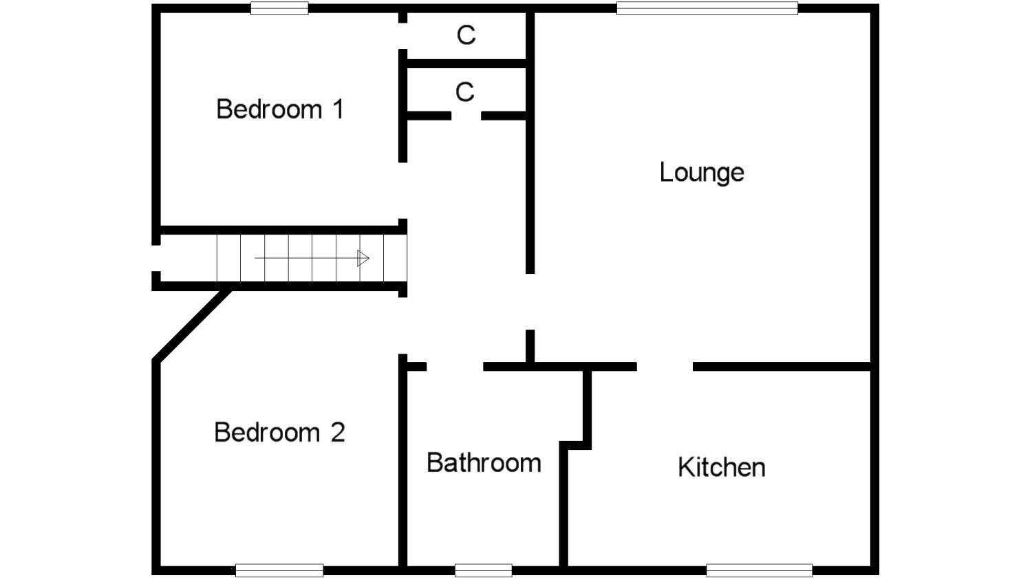 2 Bedrooms Flat for sale in Drumoyne Quadrant, Glasgow, Lanarkshire G51