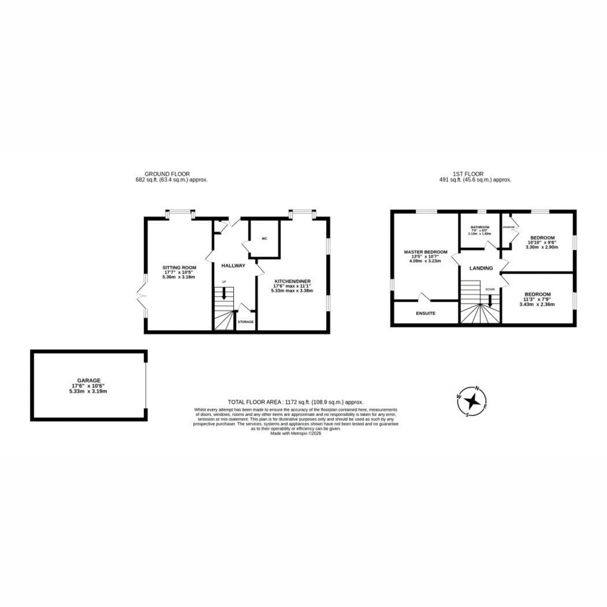21, Envoy Rise, Southam floorplan