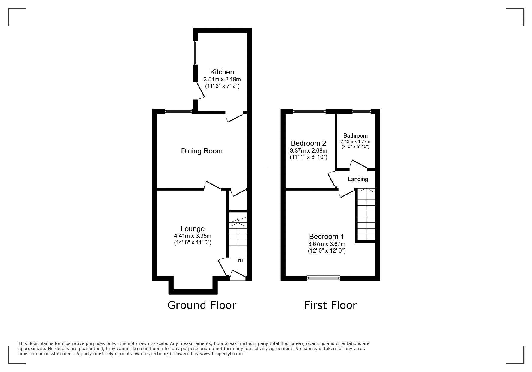 25, Scholes Street, Bury floorplan