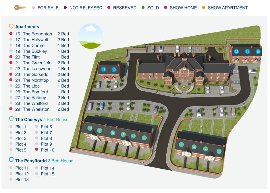 The Penyffordd, Plot 14, Holywell Manor, Holywell CH8, 3 bedroom property for sale 63428757