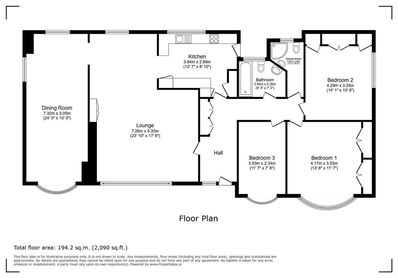 3 Rockmount Cottages,, Undercliff Drive, Ventnor floorplan