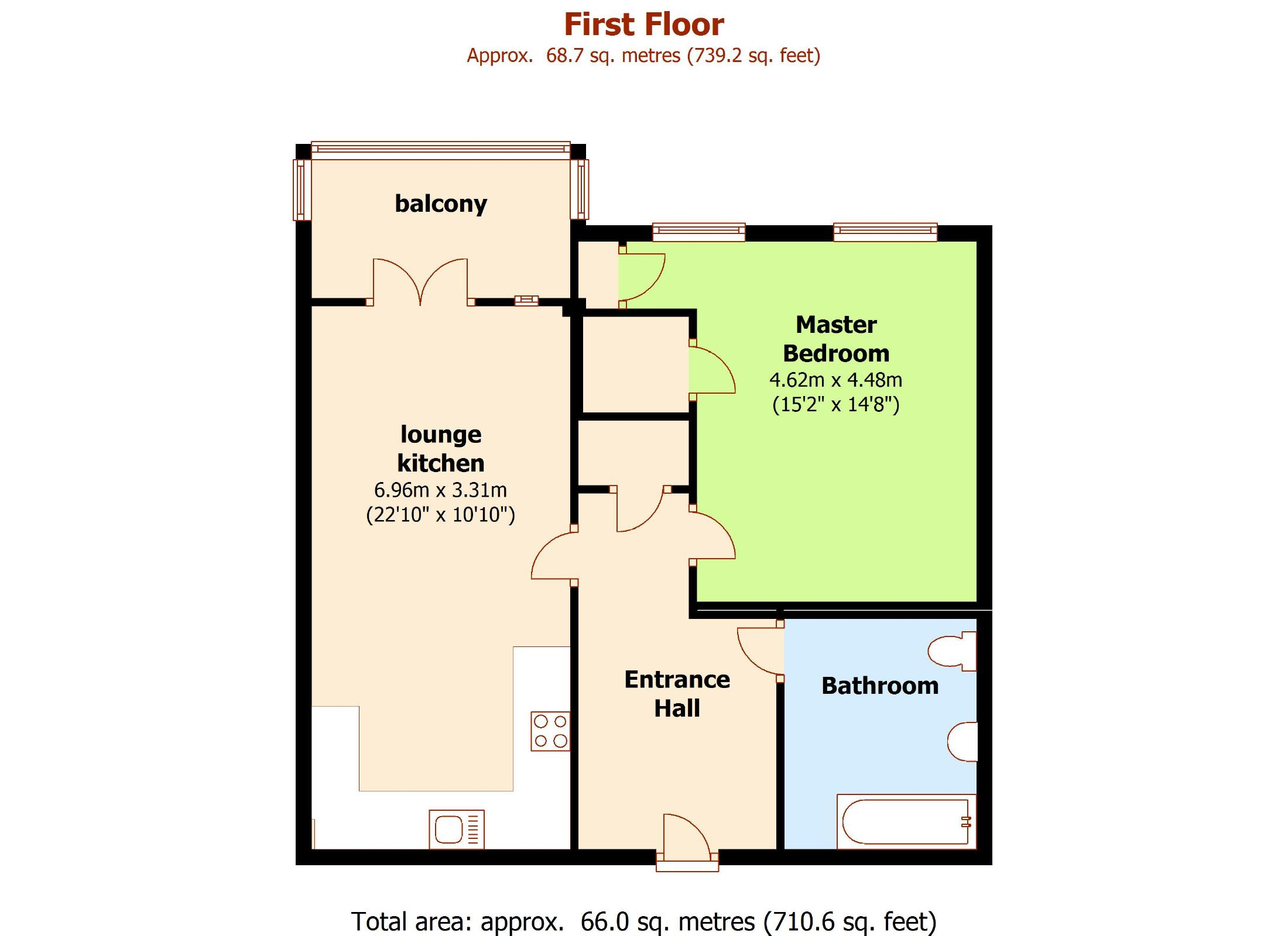 1 Bedrooms Flat to rent in Willoughby Avenue, Uxbridge UB10