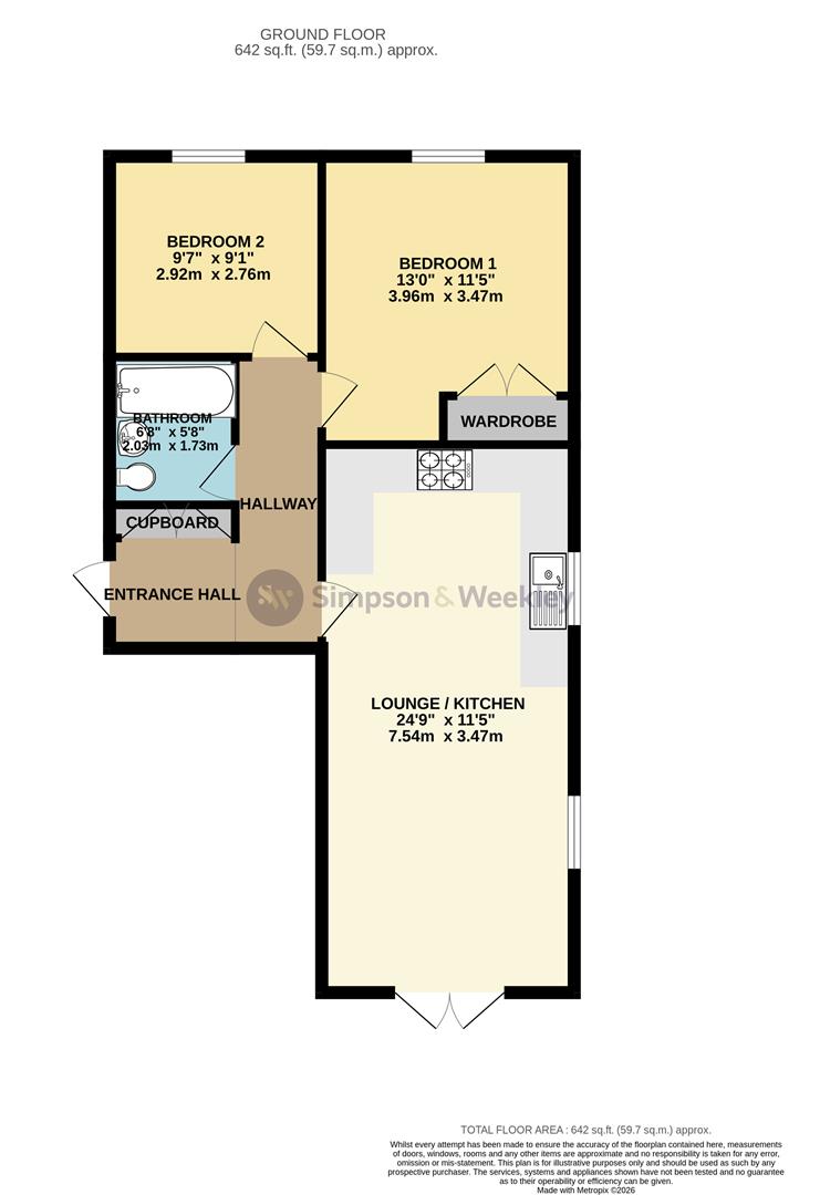 91, Waterside Road, Wellingborough floorplan