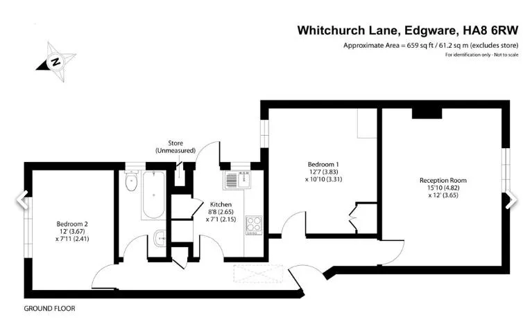 12B, Station Parade Whitchurch Lane, Edgware floorplan