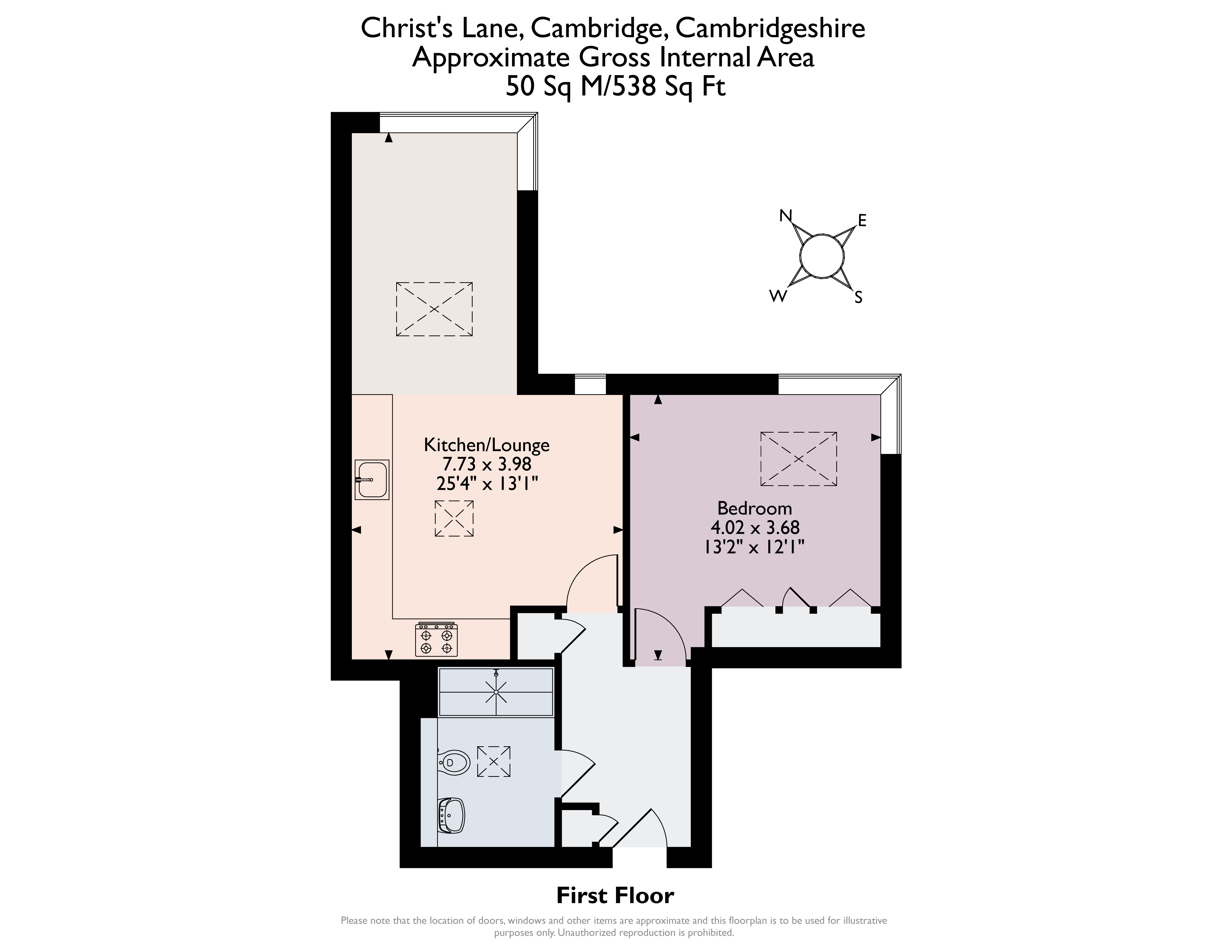 16, Christ's Lane, Cambridgeshire floorplan