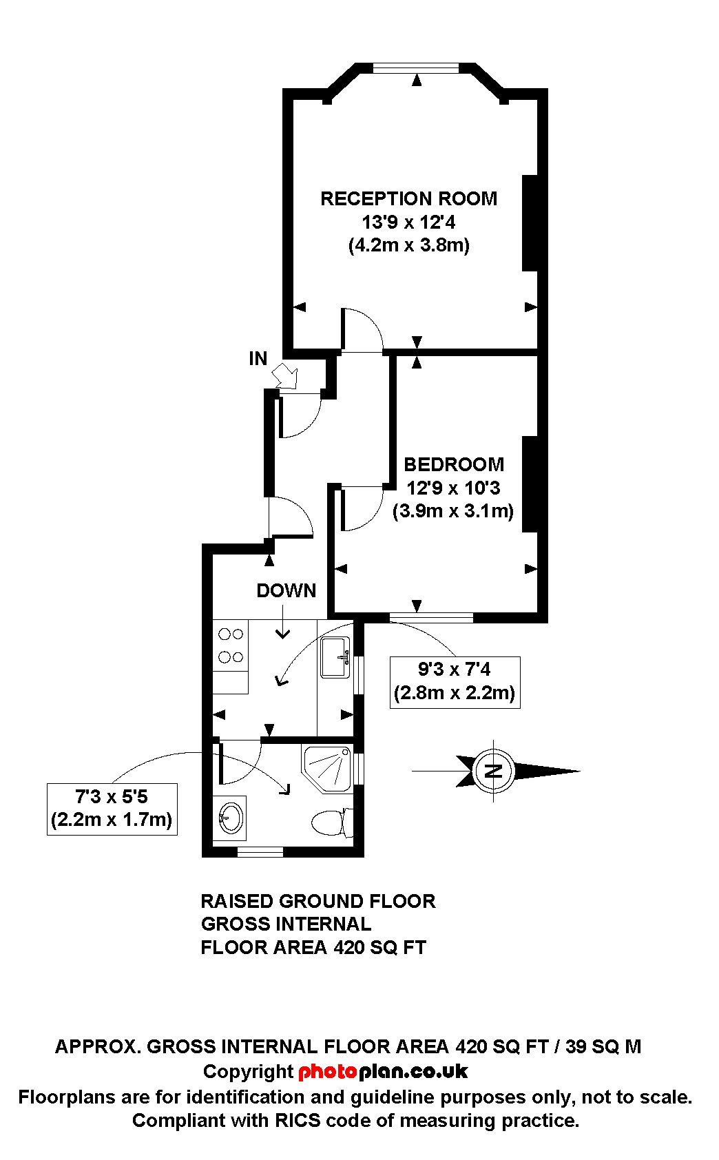 11B, Stanlake Road, London floorplan