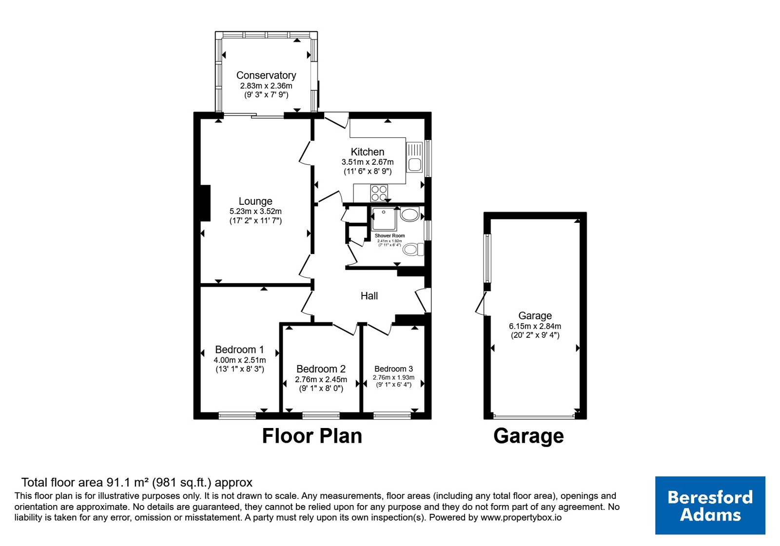 78, Hawarden Road, Chester floorplan