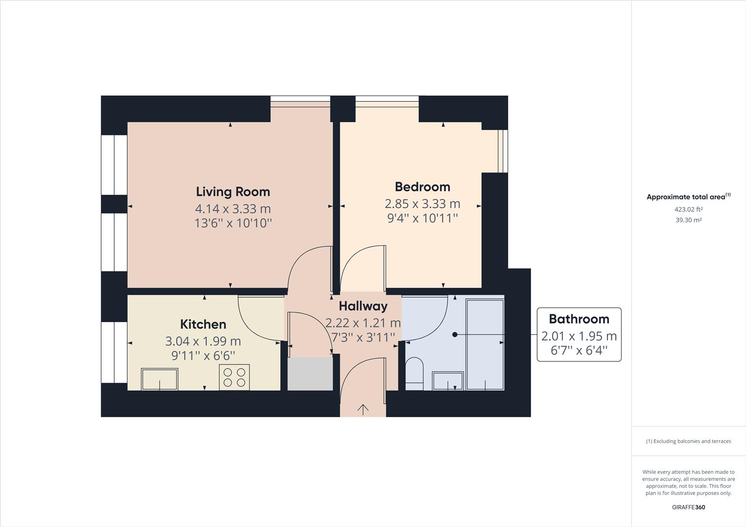 28 Chainpier House, Marine Parade, Brighton floorplan