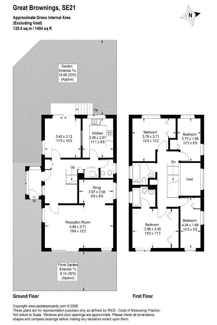 37, Great Brownings, London floorplan