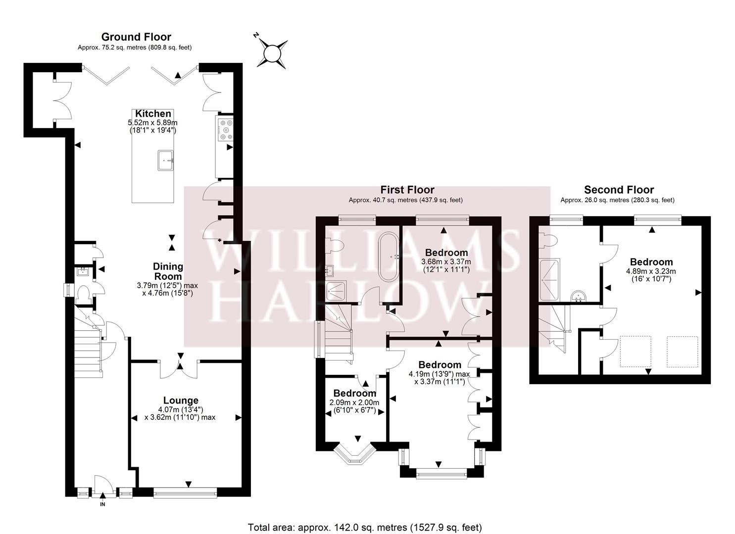 30, The Oval, Banstead floorplan
