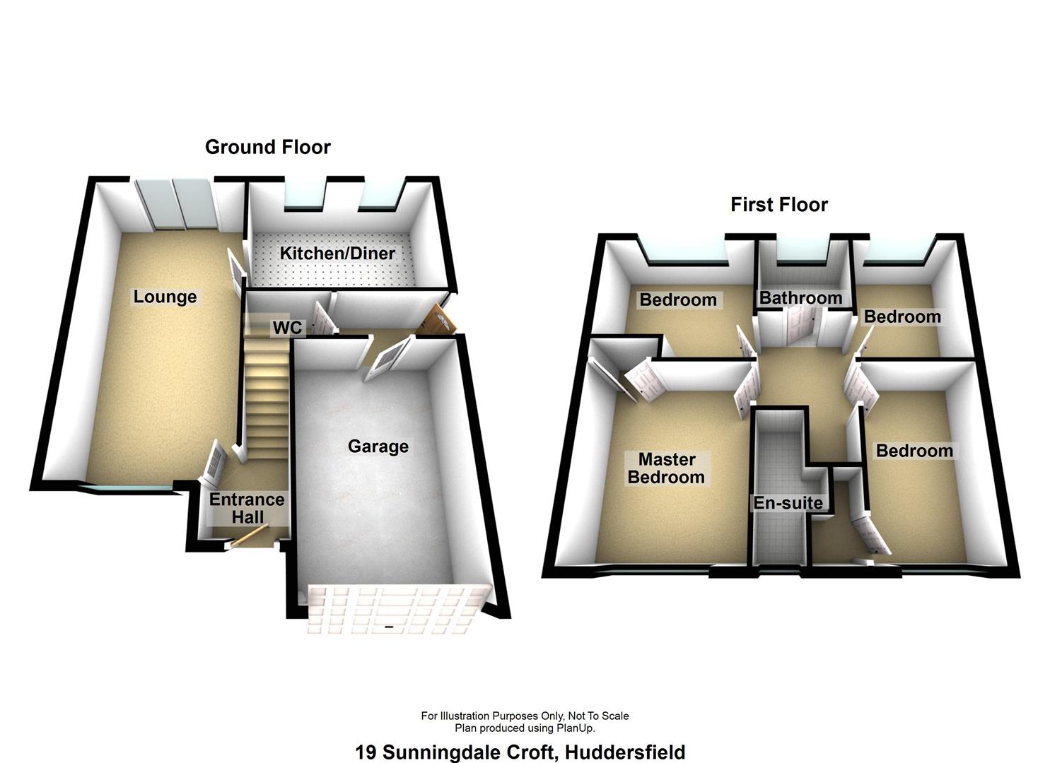 19, Sunningdale Croft, Huddersfield floorplan