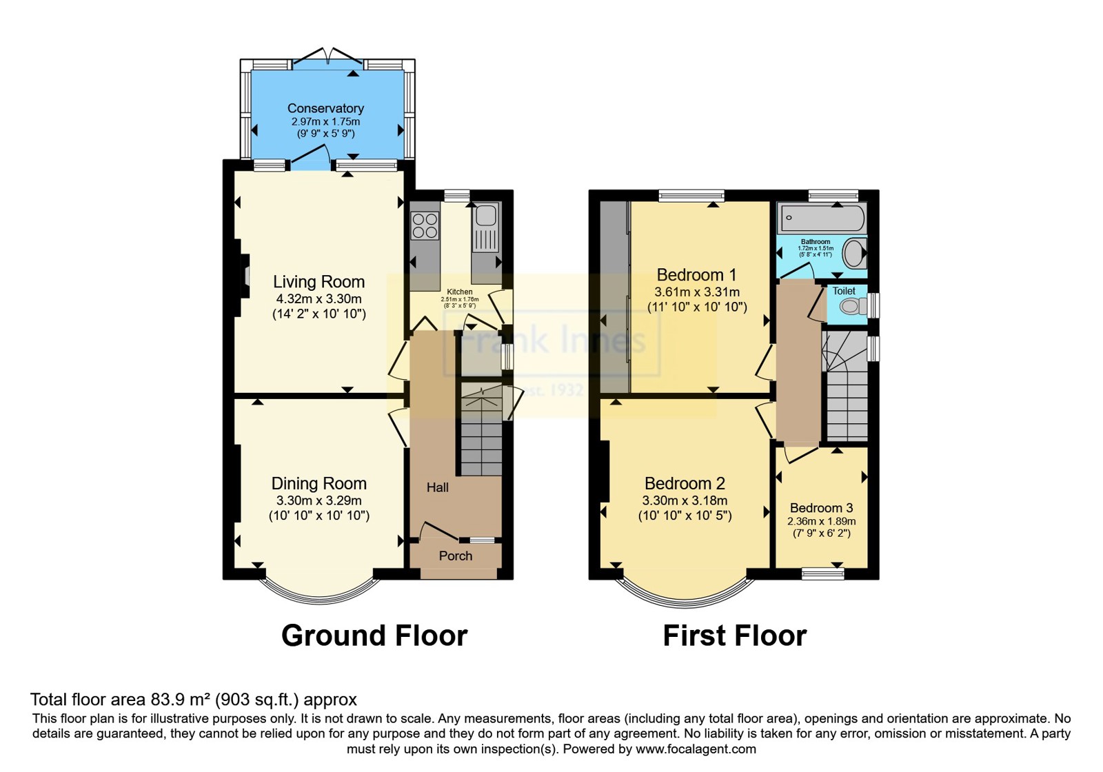 48, Wyngate Drive, Leicestershire floorplan