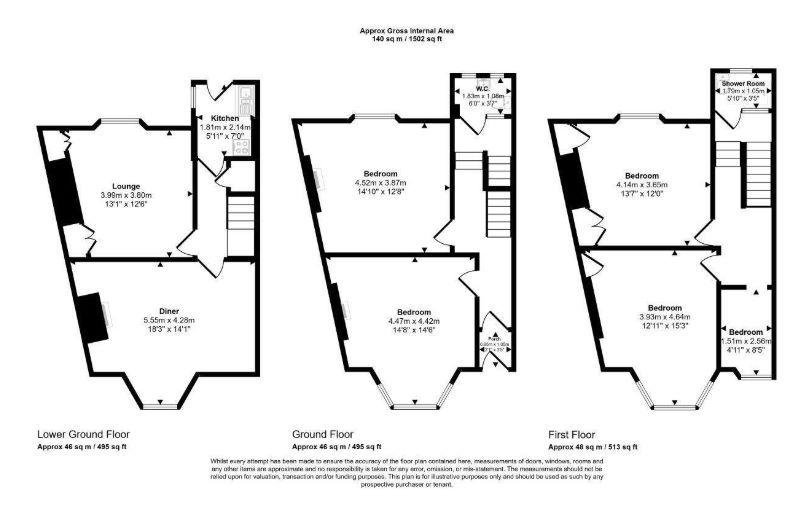 41, Prince Maurice Road, Plymouth floorplan