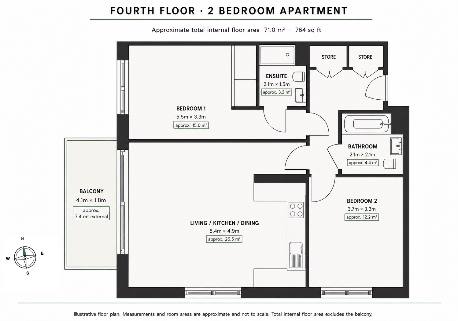 404 Bannister House, Skippers Yard, London, Skippers Yard, London, London floorplan