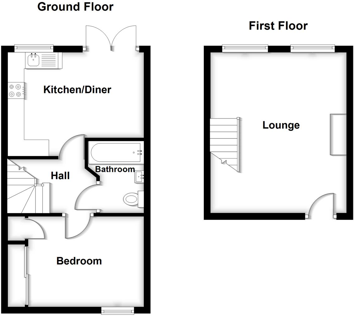 Flat 5, The Monklands, 158, Abbey Foregate, Shropshire floorplan