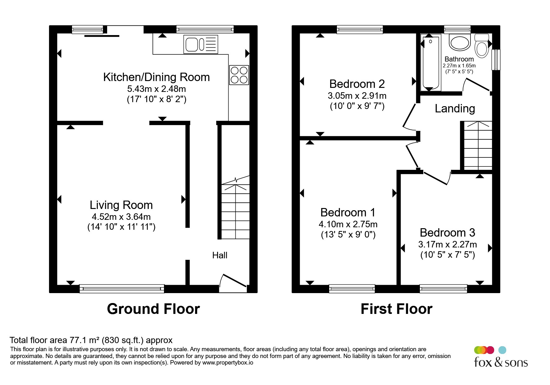2, Saxby Close, Eastbourne floorplan